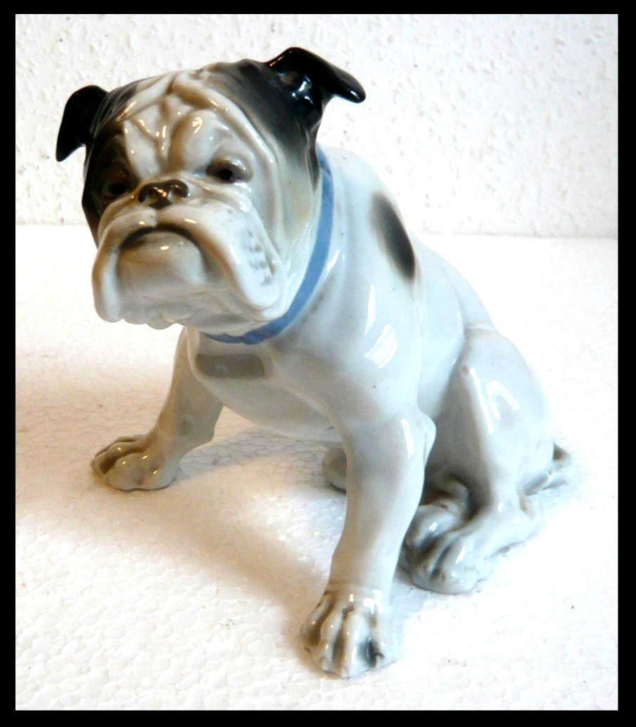 Rosenthal Französische Bulldogge-Figur Art Deco Porzellan